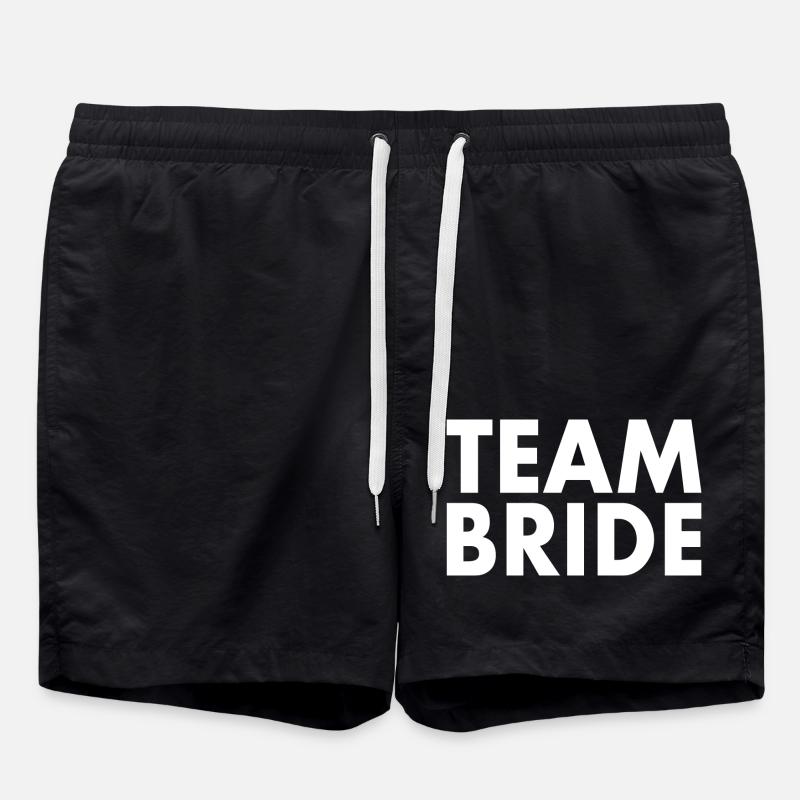Team bride - Swim Trunks - black