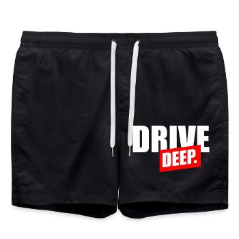 Conduisez en profondeur - Short de bain - noir - Devant - AI Model Male 185 light (185cm)