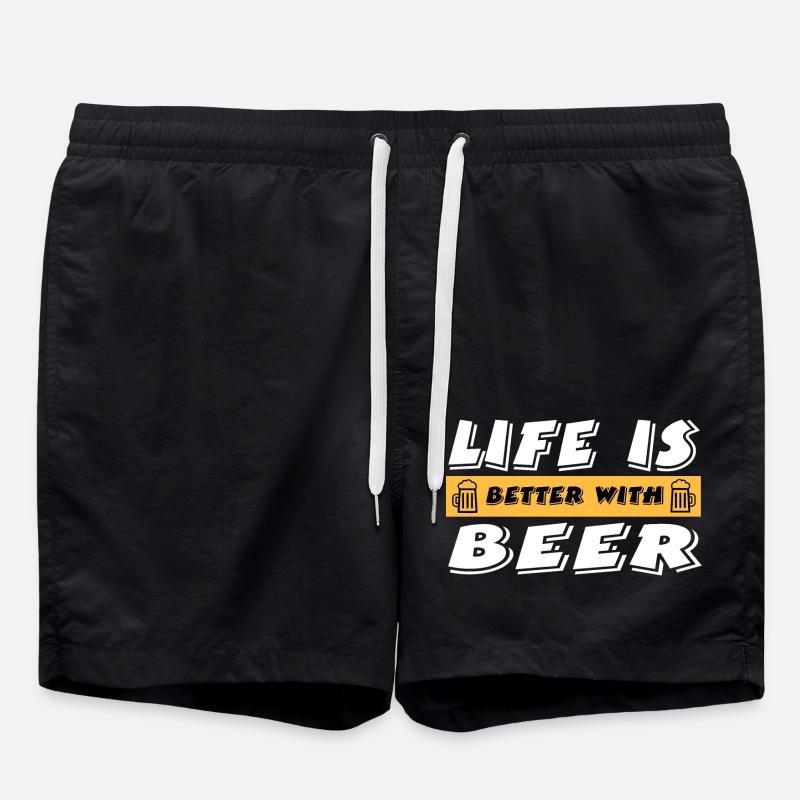 Beer - Swim Trunks - black