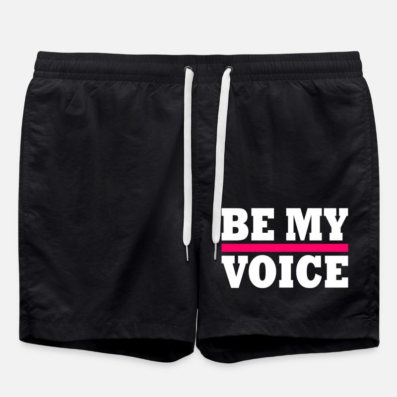 Be my voice iran - Swim Trunks - black