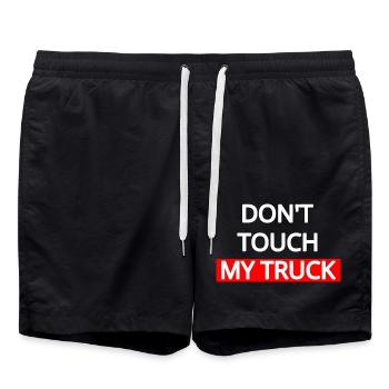 Truck - Badeshorts - Schwarz - Vorne - AI Model Male 185 light (185cm)