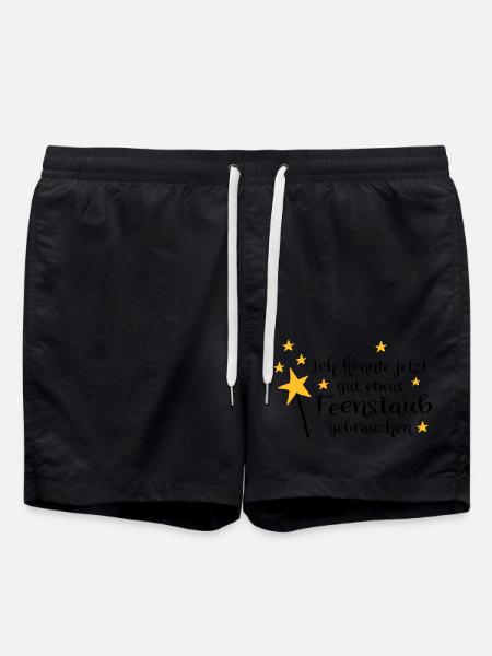 Feenstaub - Badeshorts - Schwarz