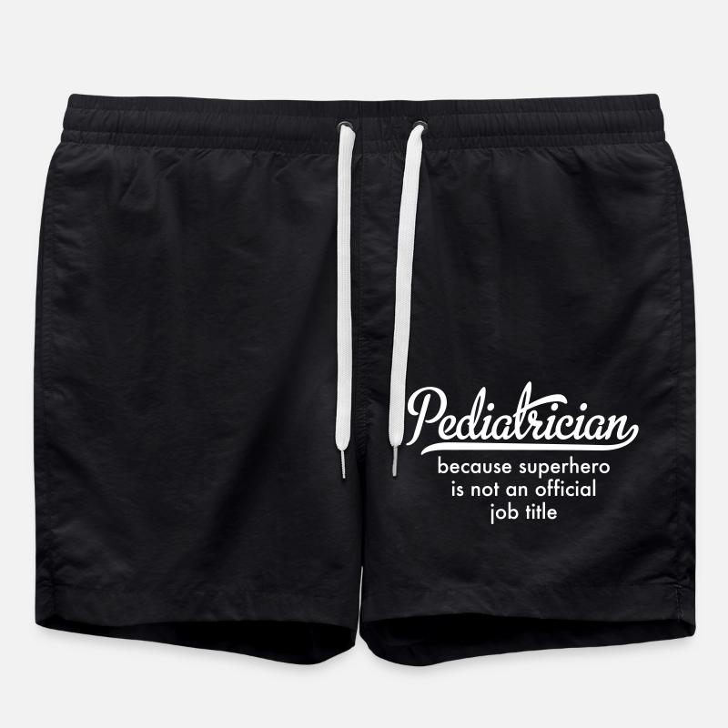 Pédiatre - Short de bain - noir