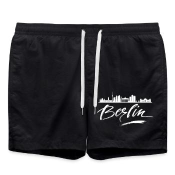 Berlin - Short de bain - noir - Devant - AI Model Male 185 light (185cm)