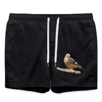 Geai - Short de bain - noir - Devant - AI Model Male 185 light (185cm)