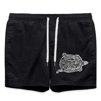 Tortue Tortues - Short de bain - noir - Devant - AI Model Male 185 light (185cm)