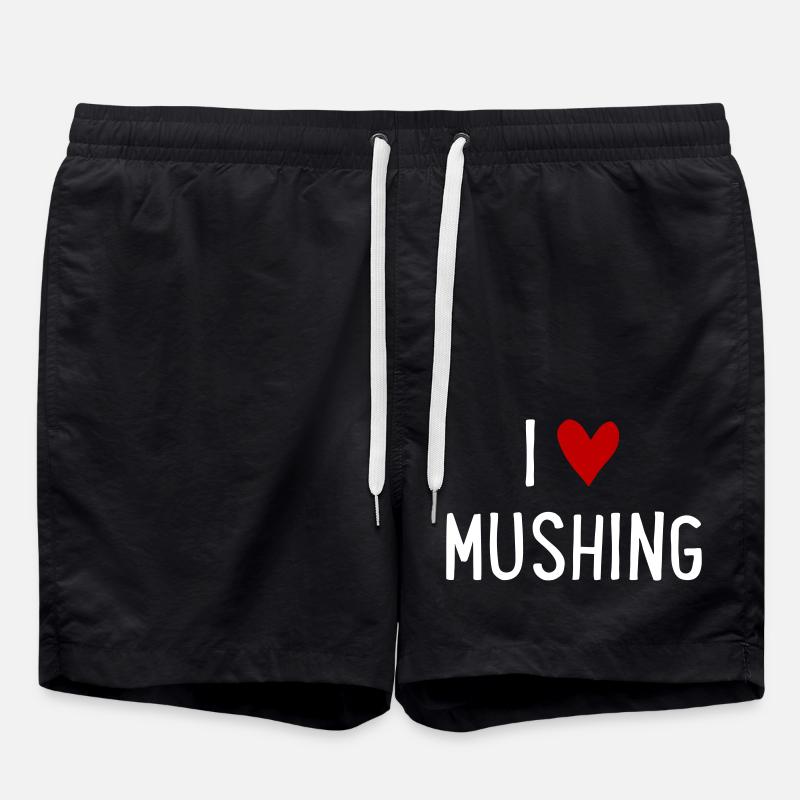 Mushing - Badeshorts - Schwarz