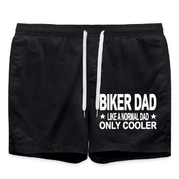 Motocyclette - Short de bain - noir - Devant - AI Model Male 185 light (185cm)