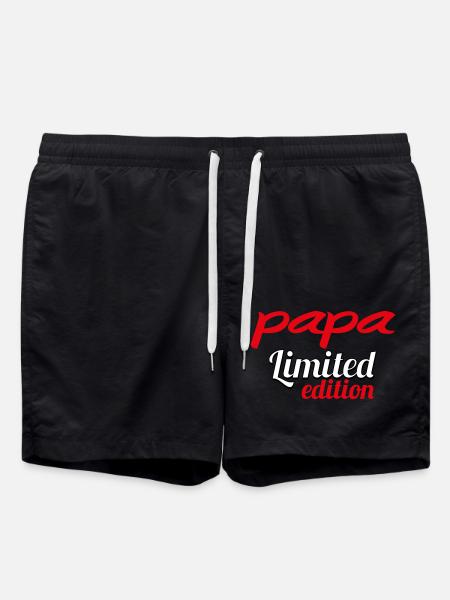 PAPA LIMITIERTE AUFLAGE - Badeshorts - Schwarz