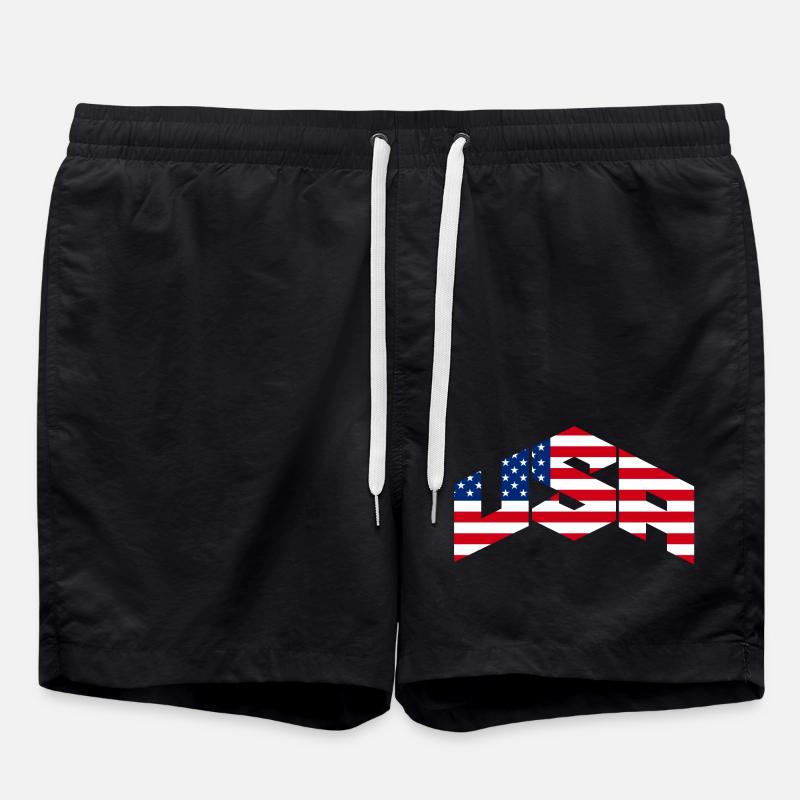 USA - Swim Trunks - black