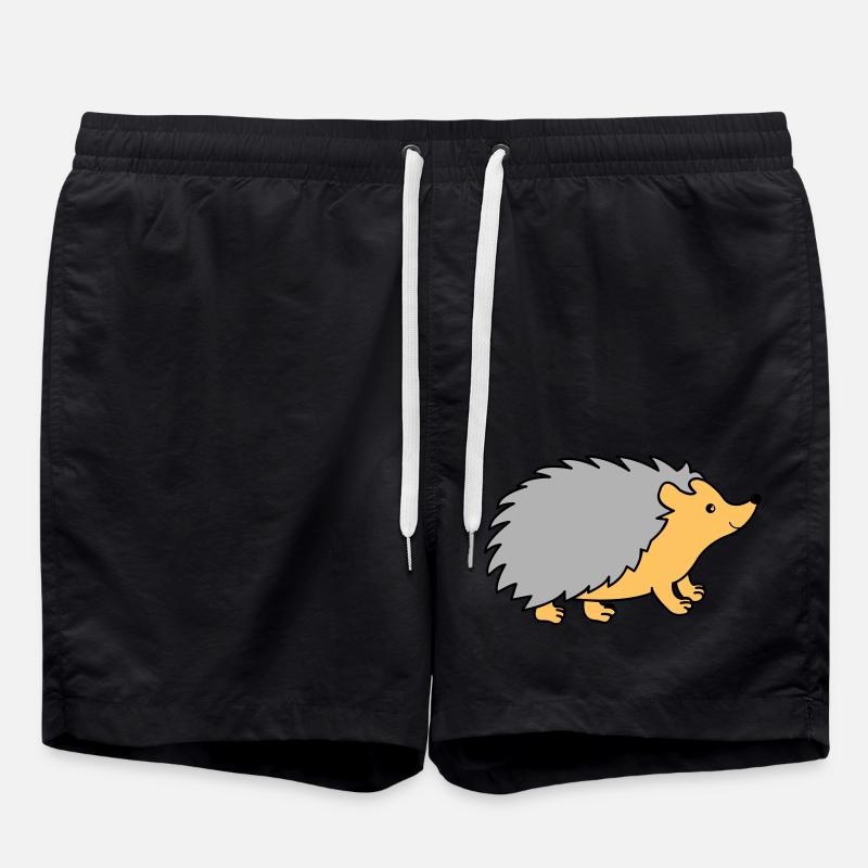 igel comic - Badeshorts - Schwarz