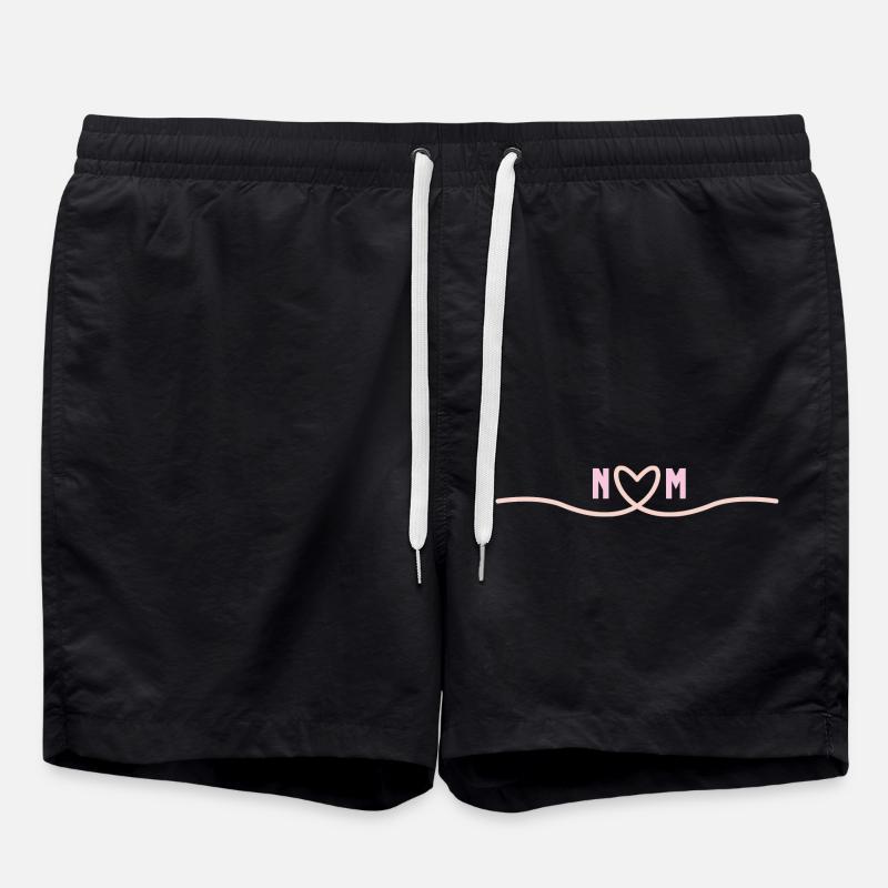 Liebe von N&M - Badeshorts - Schwarz