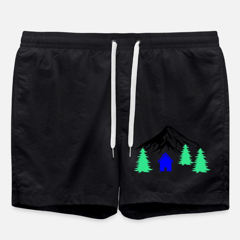 Cabin Berge - Swim Trunks - black