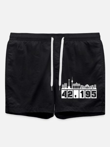 Berlin Skyline Marathon 1 - Swim Trunks - black