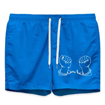 Freedom (handcuffs) - Swim Trunks - cobalt blue - Front
