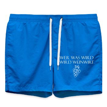 Weinwirt - Badeshorts - Cobalt blue - Vorne