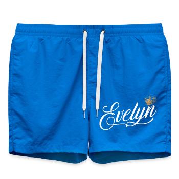 Evelyn Nom personnalisé pour femmes enfants bambins - - Short de bain - cobalt blue - Devant