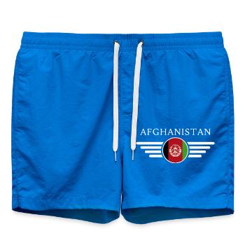 J’aime l’Afghanistan, T-shirt design de style élégance - Short de bain - cobalt blue - Devant