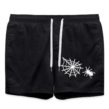 toile d’araignée - Short de bain - noir - Devant - AI Model Male 185 light (185cm)