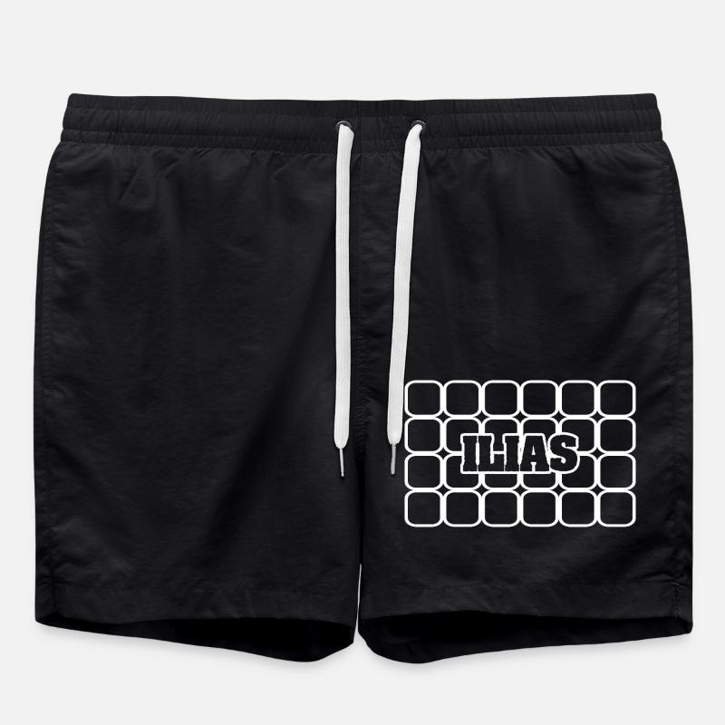 Nom homme Ilias - Short de bain - noir