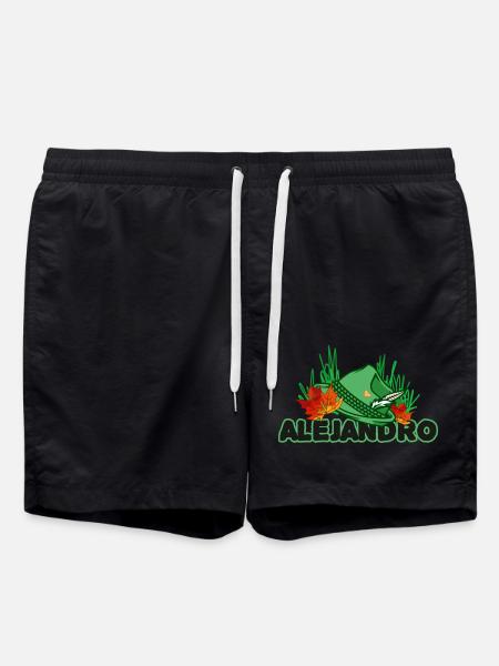 Alejandro name - Swim Trunks - black