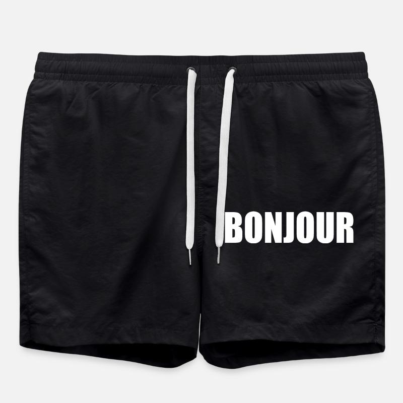 Bonjour - Swim Trunks - black