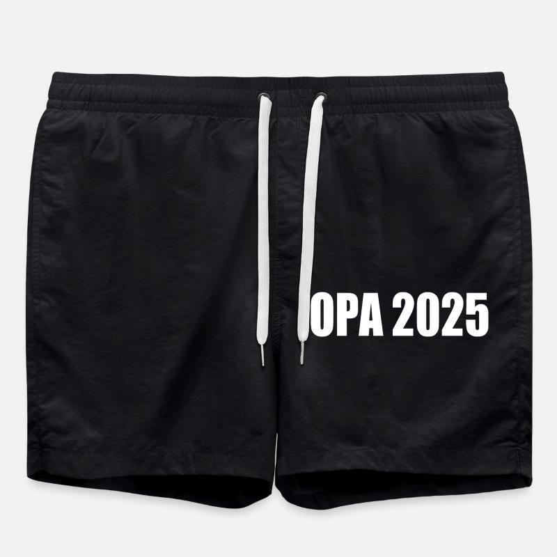 Opa 2025 - Badeshorts - Schwarz