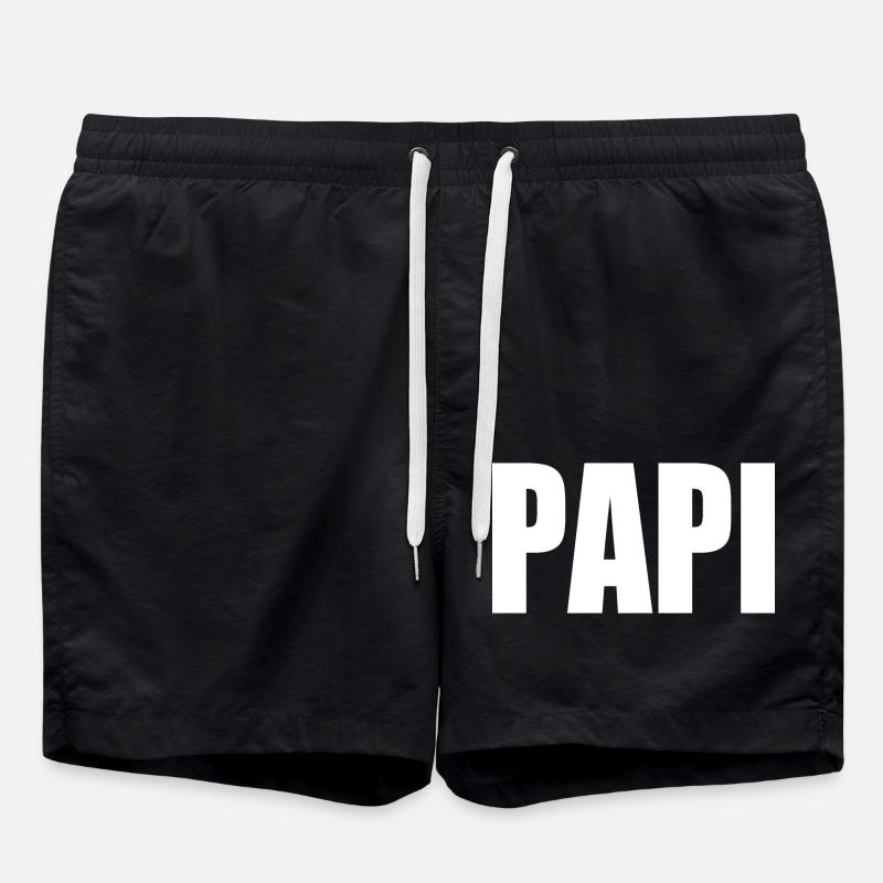 Papi - Short de bain - noir