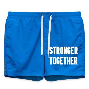Stronger Together - Badeshorts - Cobalt blue - Vorne