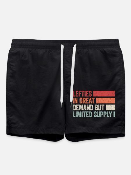 Proud of left-handers - Swim Trunks - black
