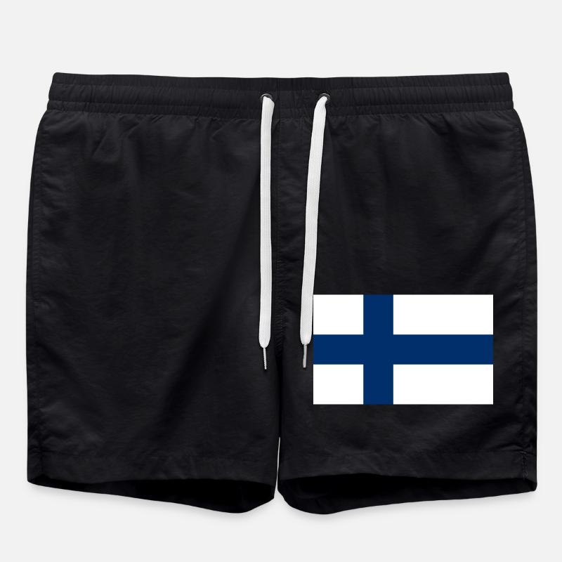 Finnland - Badeshorts - Schwarz
