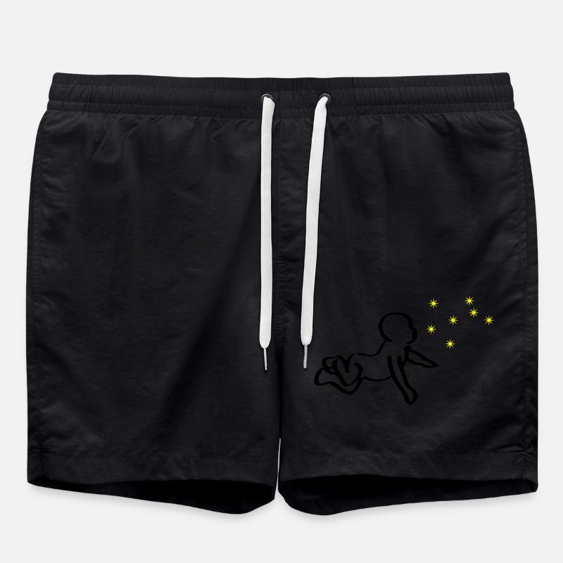 ReNaissance bébé noir Phoenix jaune - Short de bain - noir