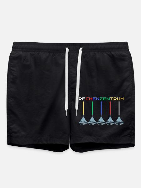 Rechenzentrum IT Admin Nerd Informatik - Badeshorts - Schwarz