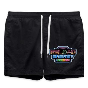 RECHARGER L’ÉNERGIE - Short de bain - noir - Devant - AI Model Male 185 light (185cm)