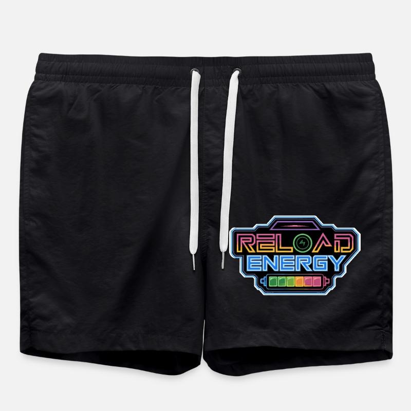 RELOAD ENERGY - Swim Trunks - black