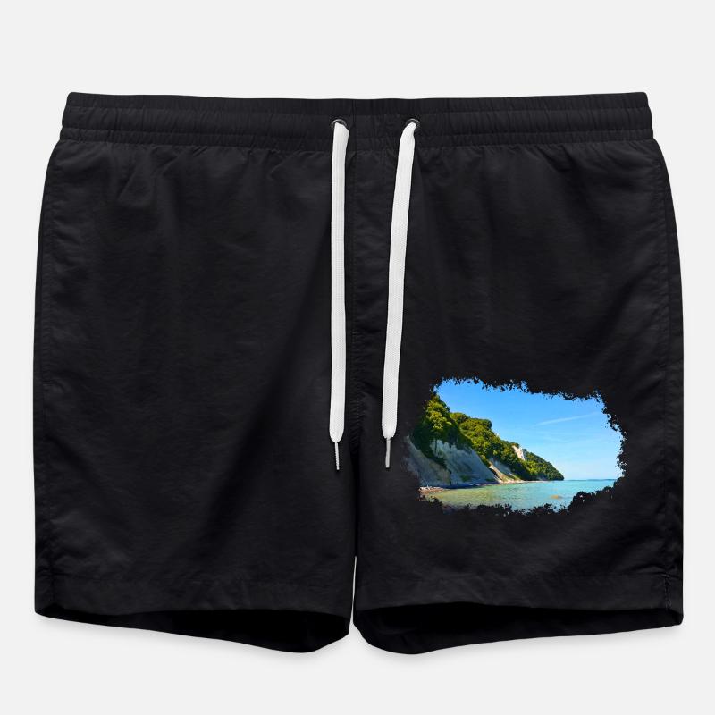 Île de Rügen Mer Baltique - Short de bain - noir