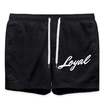 Loyauté loyale - Short de bain - noir - Devant - AI Model Male 185 light (185cm)
