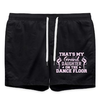 That's My Granddaughter On The Dance Floor - Swim Trunks - black - Front - AI Model Male 185 light (185cm)