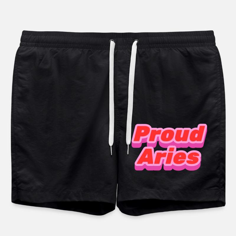 Fier Bélier - stolzer Widder - Short de bain - noir