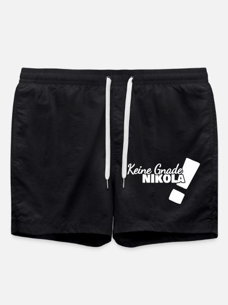 Gift for Nikola - Swim Trunks - black