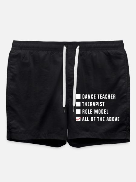 Dancing master - Swim Trunks - black