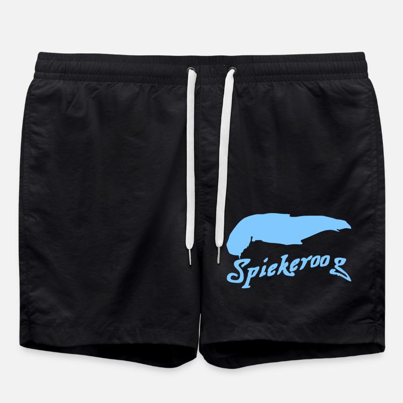 Spiekeroog Tattoo - Swim Trunks - black