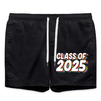 Classe de 2025 Abitur Abiturient Abitur 2025 - Short de bain - noir - Devant - AI Model Male 185 light (185cm)