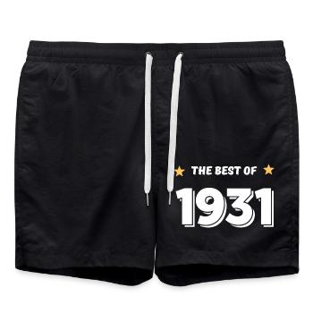 Best of 1931 - Short de bain - noir - Devant - AI Model Male 185 light (185cm)