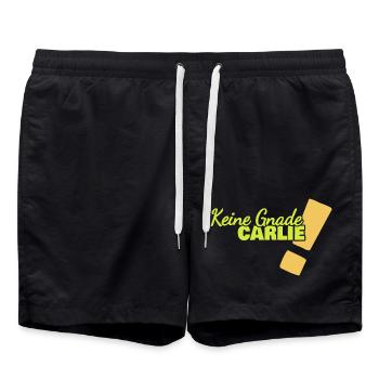 Drôle de Carlie - Short de bain - noir - Devant - AI Model Male 185 light (185cm)