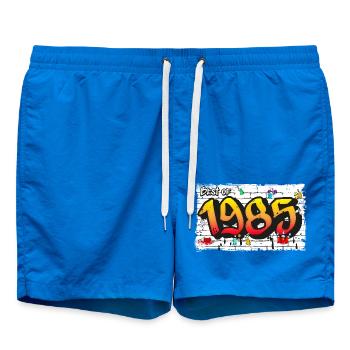 Le meilleur des graffitis de 1985 – 40 ans de nostalgie du néon - Short de bain - cobalt blue - Devant