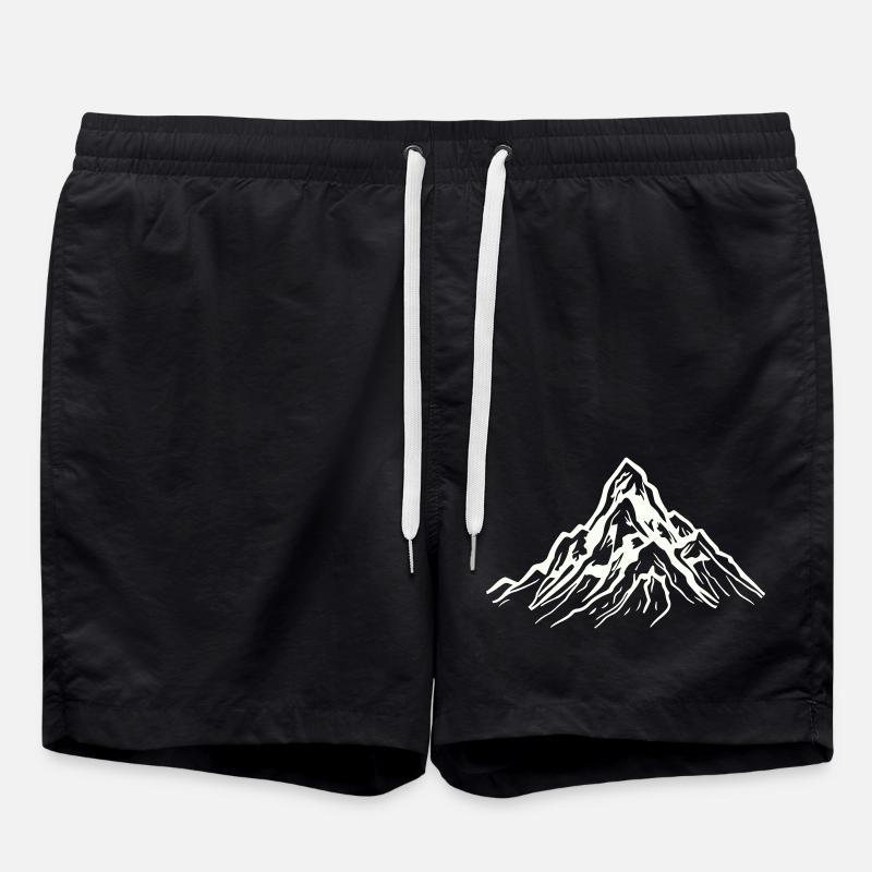 mountain - Swim Trunks - black