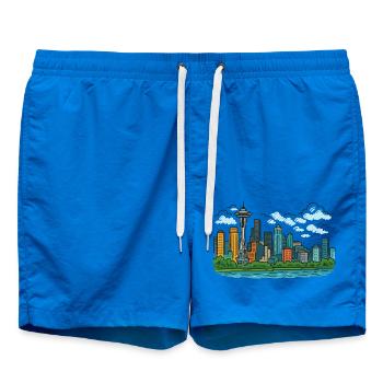 Ville de Seattle - Short de bain - cobalt blue - Devant