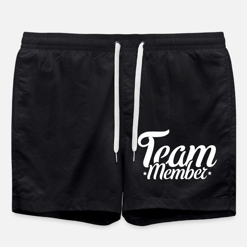 Team member - Badeshorts - Schwarz