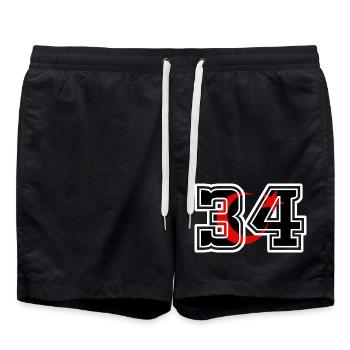 Istanbul - Swim Trunks - black - Front - AI Model Male 185 light (185cm)